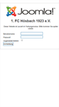 Mobile Screenshot of fc-hoesbach.de